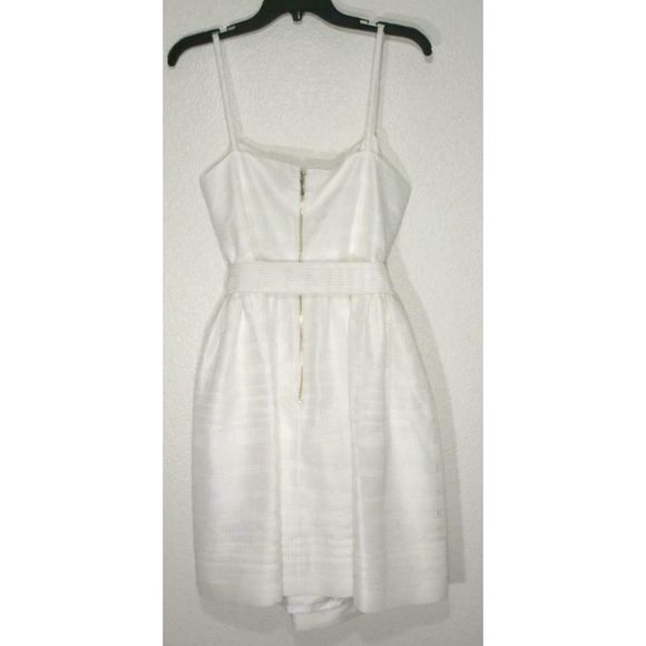 Kate Spade White Ribbon Organza Bow Dress 12 - Picture 4 of 7